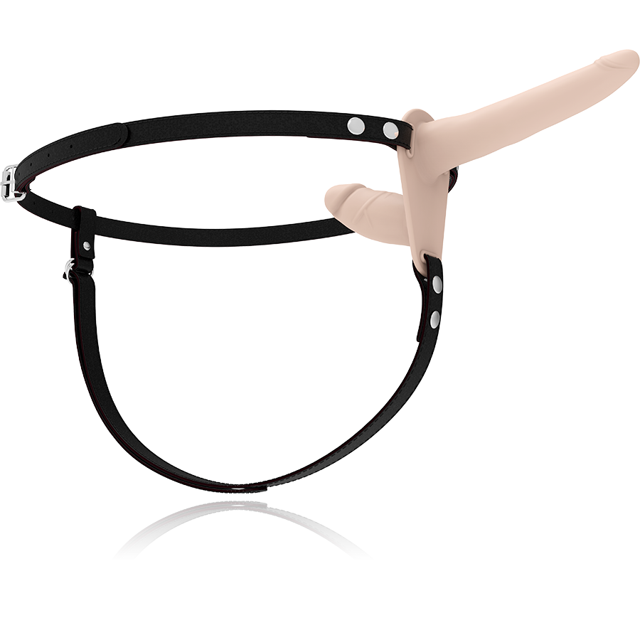 FETISH SUBMISSIVE HARNESS - DOUBLE PENETRATION FLESH UP VIBRATOR - 53Xshop