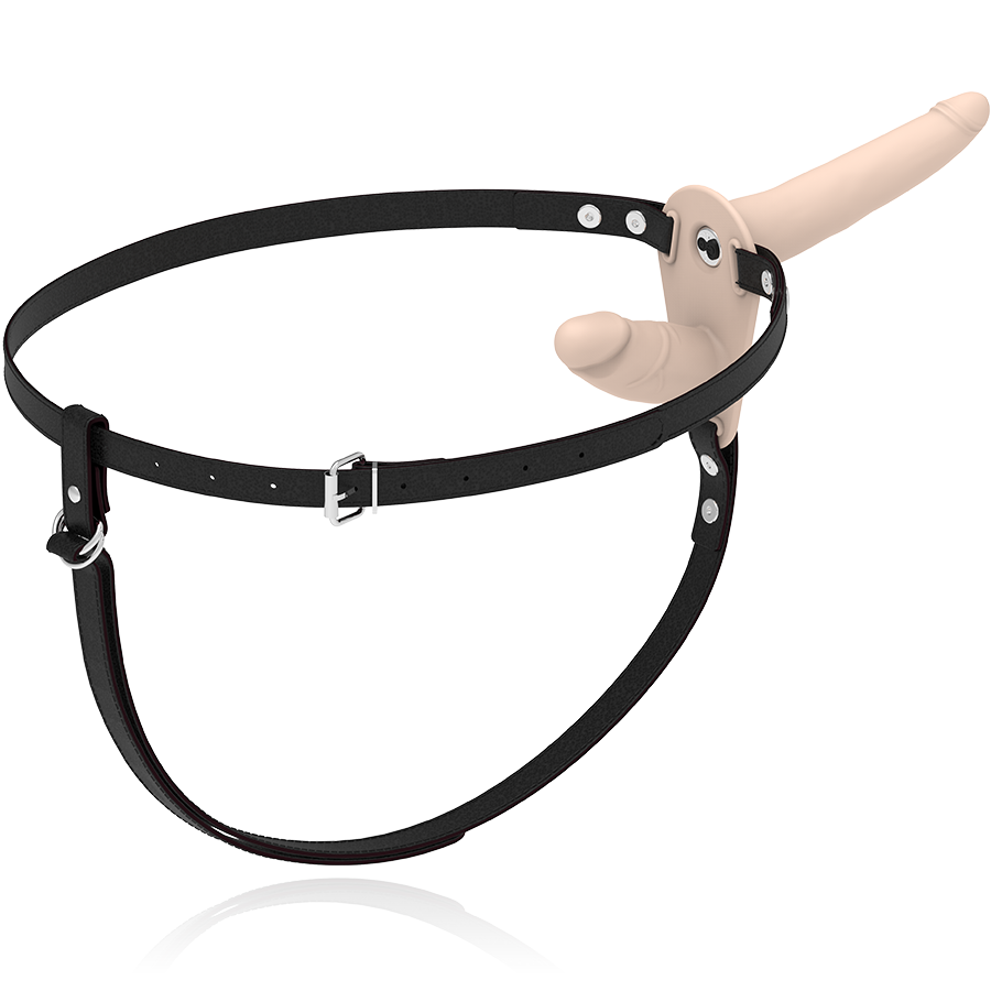 FETISH SUBMISSIVE HARNESS - DOUBLE PENETRATION FLESH UP VIBRATOR - 53Xshop