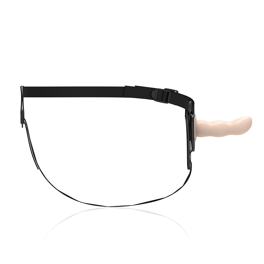 FETISH SUBMISSIVE HARNESS - FLESH SILICONE G-SPOT 12.5 CM - 53Xshop