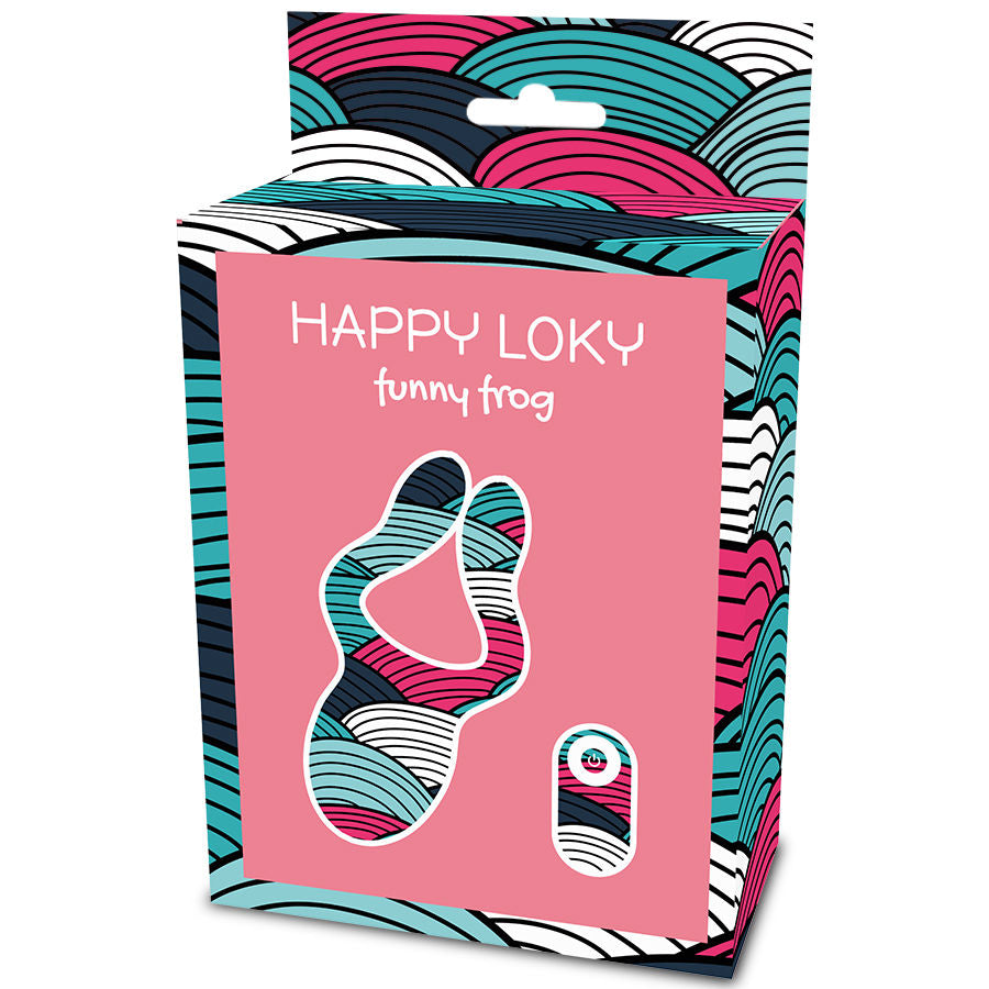 HAPPY LOKY - FUNNY FROG MULTI VIBRATOR  REMOTE CONTROL - 53Xshop