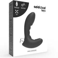 ADDICTED TOYS - PROSTATIC VIBRATOR RECHARGEABLE MODEL 4 - BLACK - 53Xshop