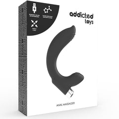ADDICTED TOYS - PROSTATIC VIBRATOR RECHARGEABLE MODEL 7 - BLACK - 53Xshop