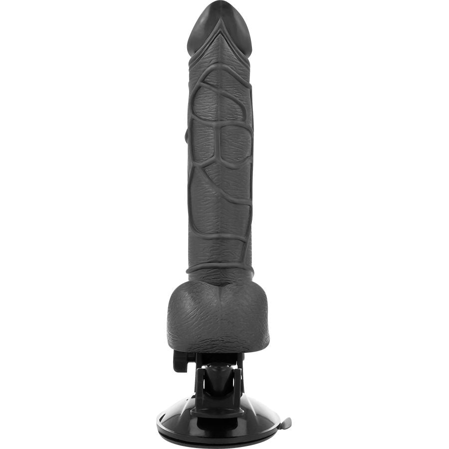 BASECOCK - REALISTIC VIBRATOR REMOTE CONTROL NATURAL WITH TESTICLES 19.5 CM -O- 4 CM - 53Xshop