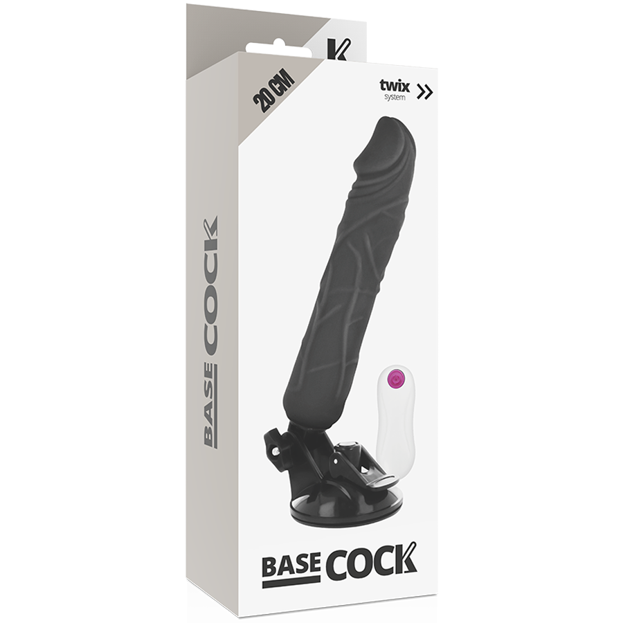 BASECOCK - REALISTIC VIBRATOR REMOTE CONTROL FLESH 20 CM -O- 4 CM - 53Xshop