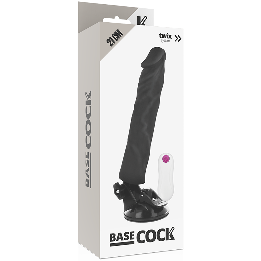 BASECOCK - REALISTIC VIBRATOR REMOTE CONTROL FLESH 21 CM -O- 4 CM - 53Xshop