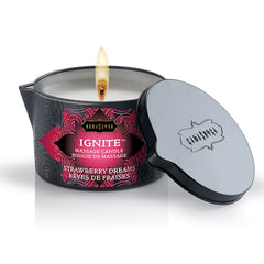 KAMASUTRA - STRAWBERRY DREAMS MASSAGE CANDLE 170 GR - 53Xshop