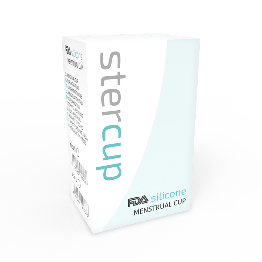 STERCUP - FDA SILICONE MENSTRUAL CUP PINK - SIZE L - 53Xshop