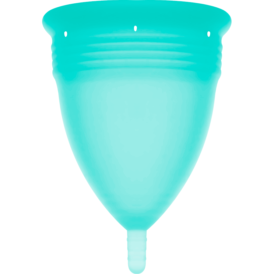 STERCUP - FDA SILICONE MENSTRUAL CUP AQUAMARINE - SIZE S - 53Xshop