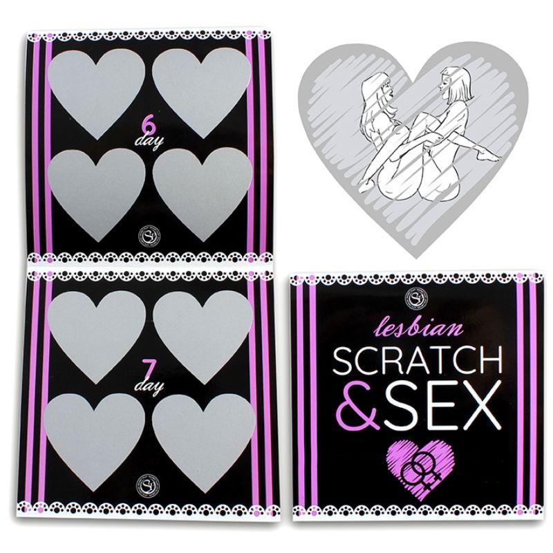 SECRETPLAY - SCRATCH & SEX GAME FOR COUPLES LESBIAN POSITIONS (ES/EN/FR/PT/DE) - 53Xshop