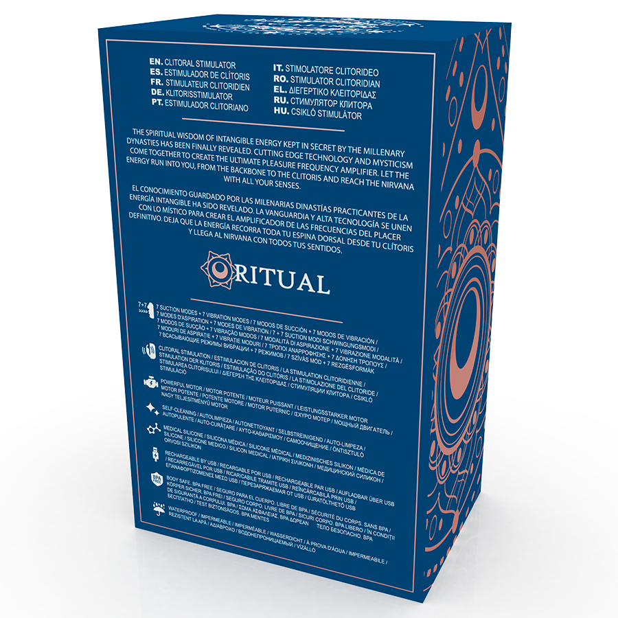RITHUAL - SHUSHU 2.0 NEW GENERATION CLITORAL AQUA - 53Xshop
