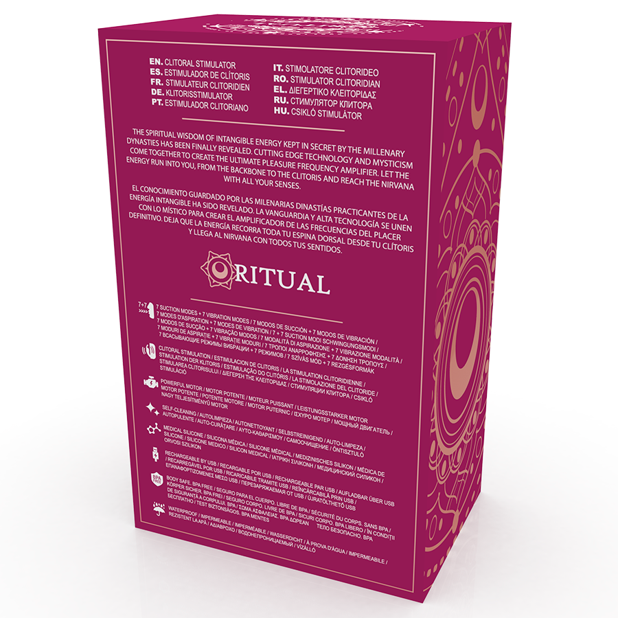 RITHUAL - SHUSHU 2.0 NEW GENERATION CLITORAL AQUA - 53Xshop