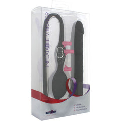 SEVEN CREATIONS - BLACK INFLATABLE VIBRATOR - 53Xshop