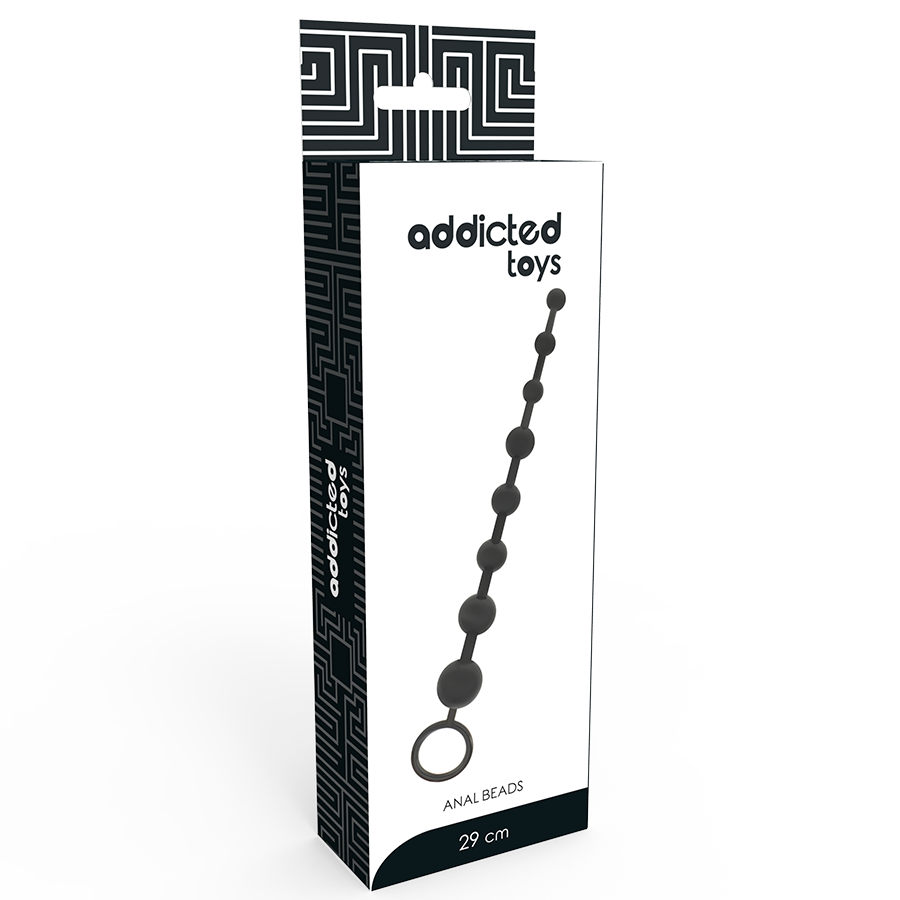 ADDICTED TOYS - ANAL BEADS 29 CM BLACK - 53Xshop
