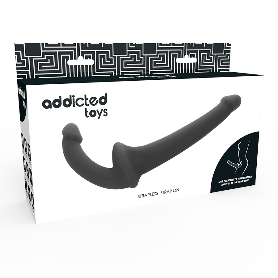 ADDICTED TOYS - DILDO WITH RNA S WITHOUT SUBJECTION BLACK - 53Xshop