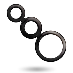 ADDICTED TOYS - RINGS SET FOR PENIS - SMOKED - 53Xshop
