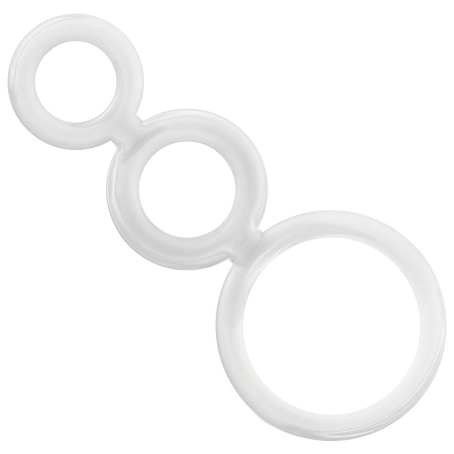 ADDICTED TOYS - RINGS SET FOR PENIS TRANSPARENT - 53Xshop