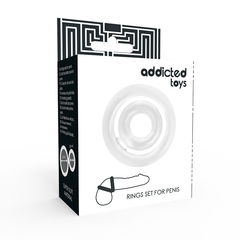ADDICTED TOYS - POTENZ- C-RING PENIS CLEAR - 53Xshop