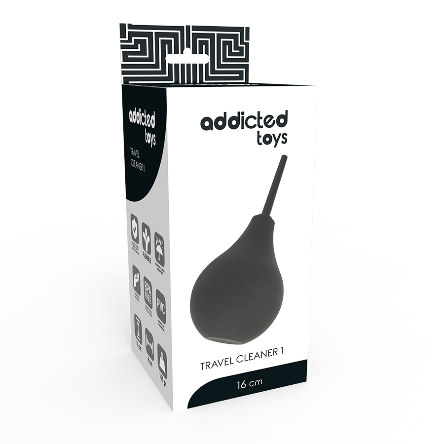 ADICCTED TOYS - ANAL DOUCHE BLACK - 53Xshop