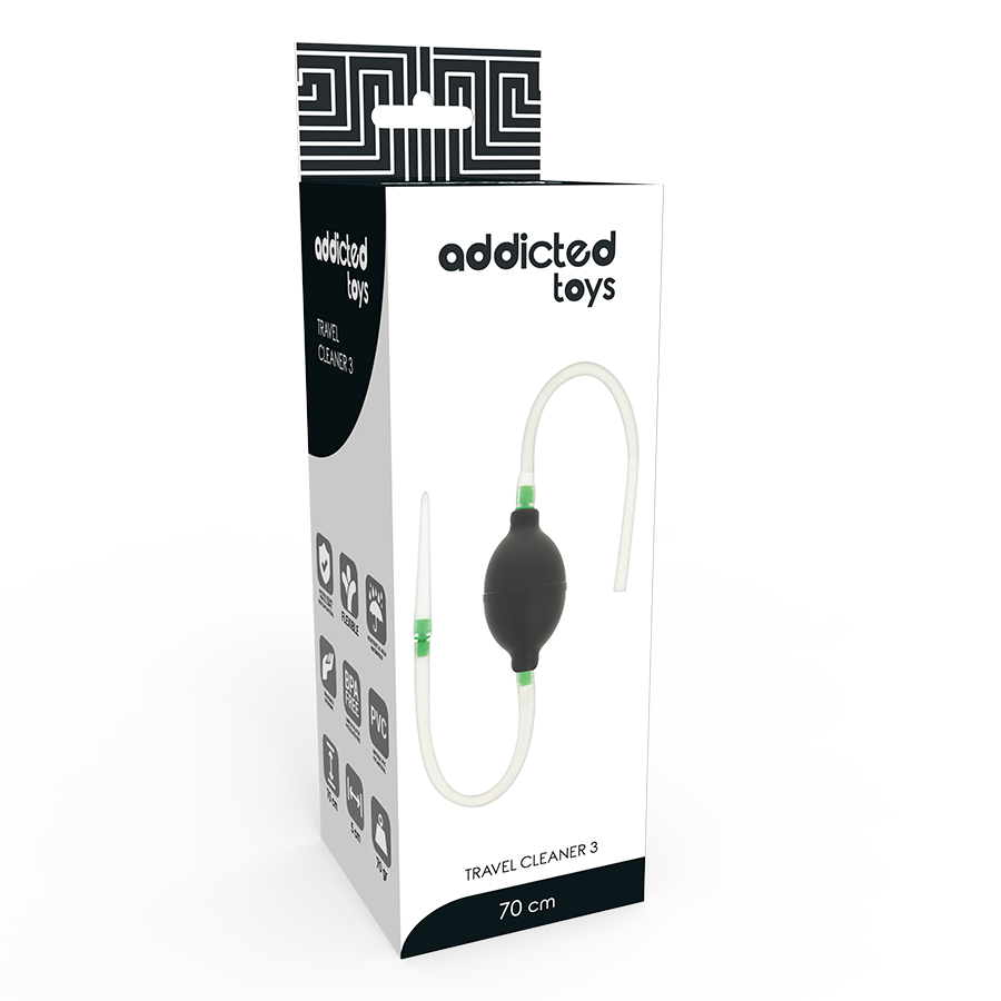 ADDICTED TOYS - BLACK ENEMA SET - 53Xshop