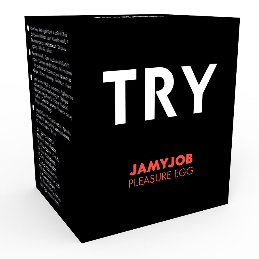 JAMYJOB - EGG MASTURBATOR BLACK VERSION DISCRETT - 53Xshop