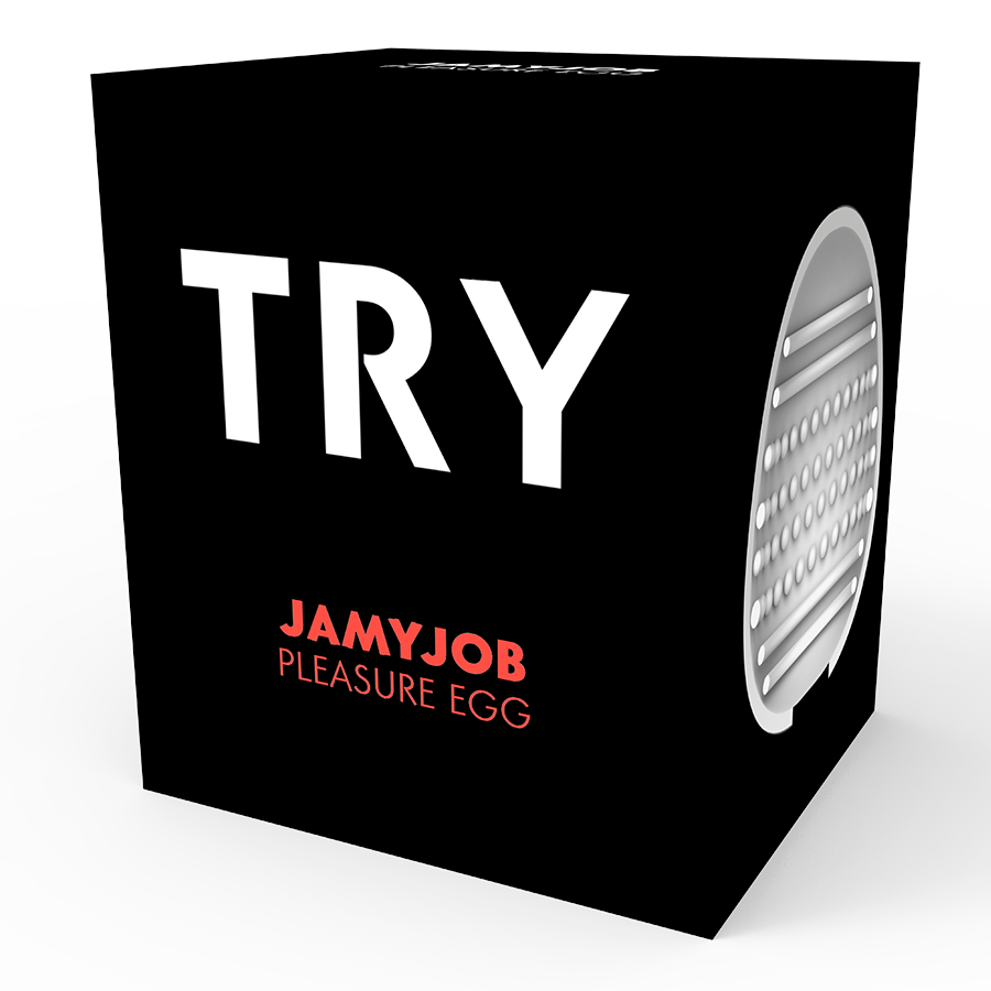 JAMYJOB - EGG MASTURBATOR BLACK VERSION DISCRETT - 53Xshop