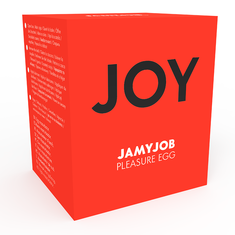 JAMYJOB - EGG MASTURBATOR RED VERSION DISCRETT - 53Xshop