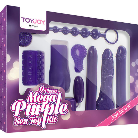TOYJOY - JUST FOR YOU MEGA PURPLE SEX TOY KIT - 53Xshop