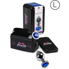 SECRETPLAY - ANAL PLUG SIZE L BLUE - 53Xshop