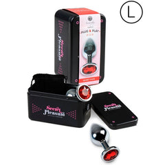 SECRETPLAY - ANAL PLUG SIZE L RED - 53Xshop