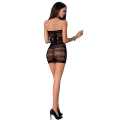 PASSION - WOMAN BS063 BLACK DRESS ONE SIZE - 53Xshop
