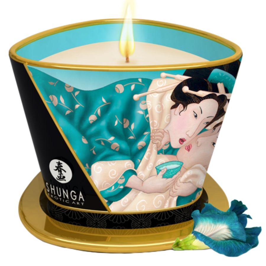 SHUNGA - ISLAND BLOSSOMS MASSAGE CANDLE 170 ML - 53Xshop