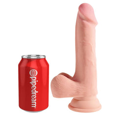 KING COCK - TRIPLE DENSITY DILDO 19 CM - 53Xshop