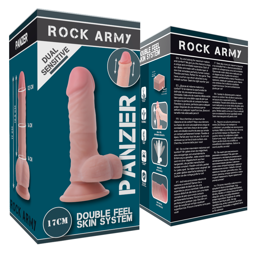 ROCKARMY - DUAL DENSITY PANZER 17 CM -O- 4.46 CM - 53Xshop