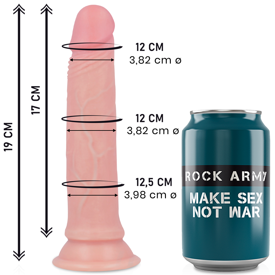 ROCKARMY - ROCKARMY LIQUID SILICONE PREMIUM AVENGER REALISTIC 19 CM -O- 3.98 CM - 53Xshop