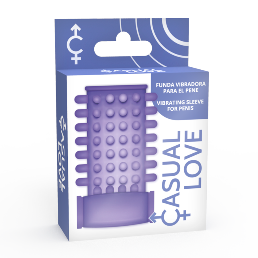 CASUAL LOVE - RING VIBRATING SLEEVE PURPLE - 53Xshop