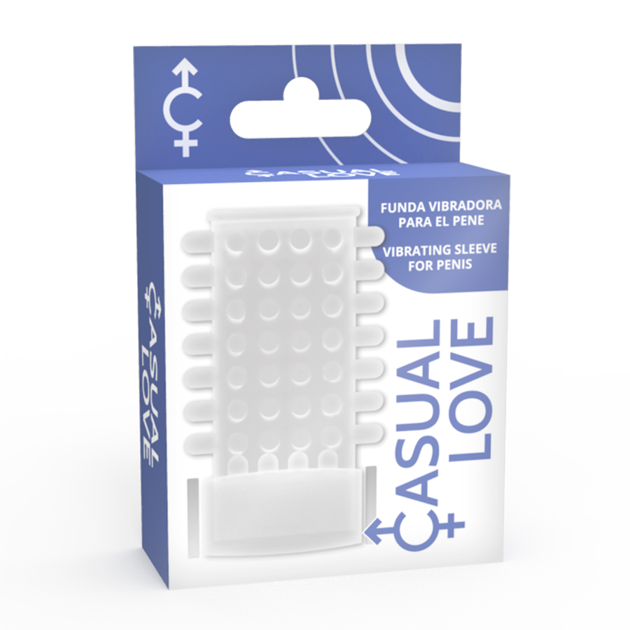 CASUAL LOVE - RING VIBRATING SLEEVE TRANSPARENT - 53Xshop