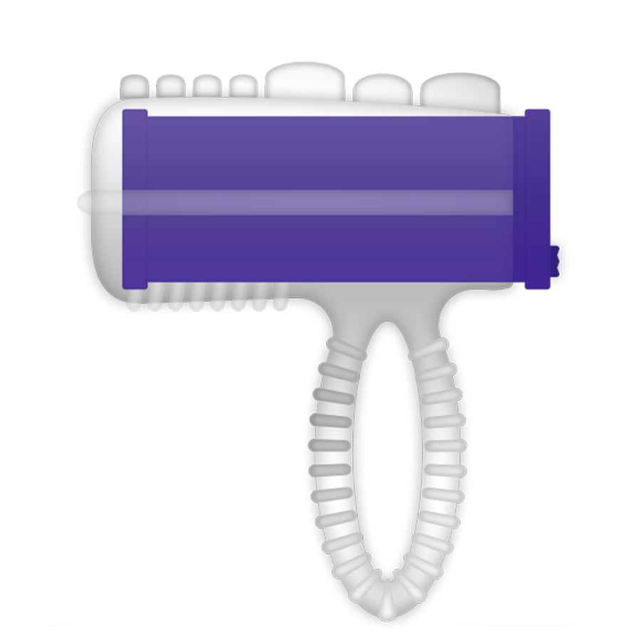 CASUAL LOVE - RING TONGUE VIBRATING PURPLE - 53Xshop