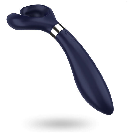 SATISFYER - ENDLESS FUN MULTI VIBRATOR 3 BLUE - 53Xshop