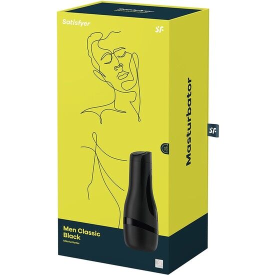 SATISFYER - MASTURBATOR MEN CLASSIC SILVER - 53Xshop