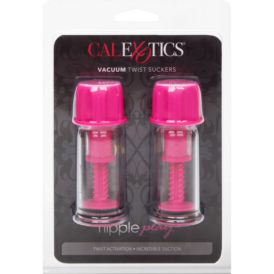 CALEXOTICS - VACUUM TWIST SUCKERS PINK - 53Xshop