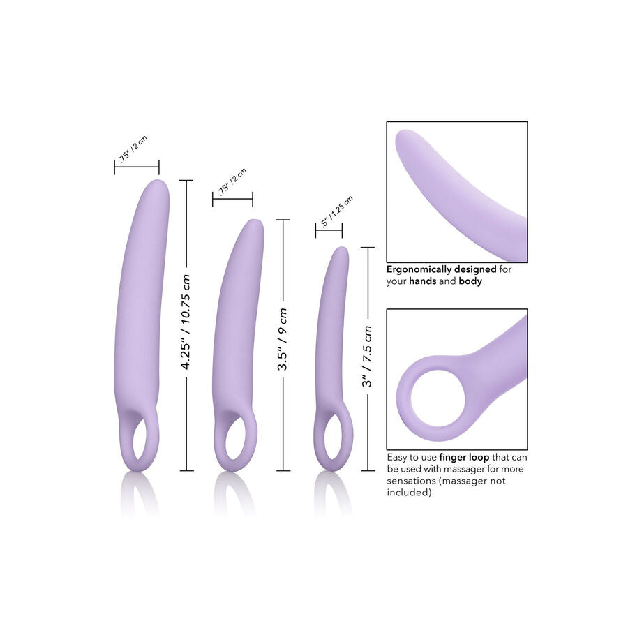 CALEXOTICS - DR LAURA BERMAN ALENA SET OF 3 SILICONE DILATORS - 53Xshop