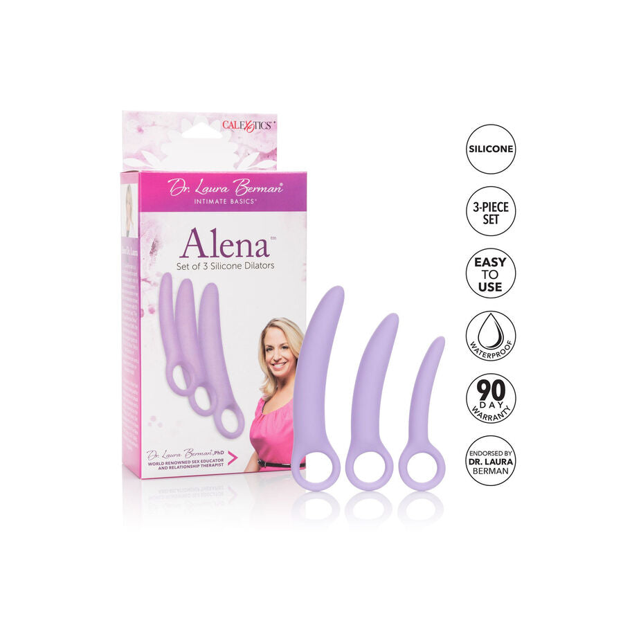 CALEXOTICS - DR LAURA BERMAN ALENA SET OF 3 SILICONE DILATORS - 53Xshop