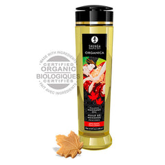 SHUNGA - ORGANIC MASSAGE OIL MAPLE DELIGHT 240 ML - 53Xshop