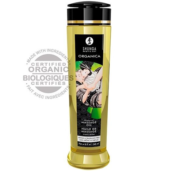 SHUNGA - NATURAL ORGANIC MASSAGE OIL 240 ML - 53Xshop