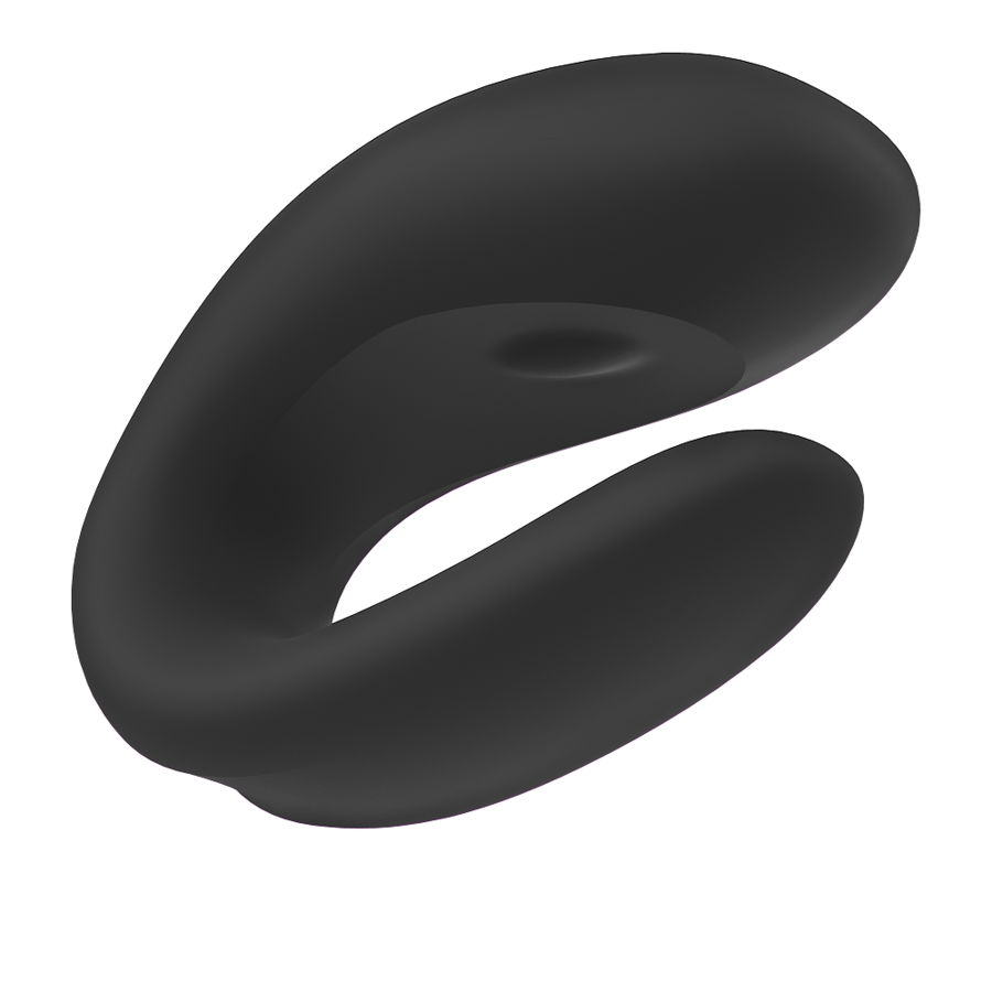 SATISFYER - DOUBLE JOY CON APP BLACK - 53Xshop