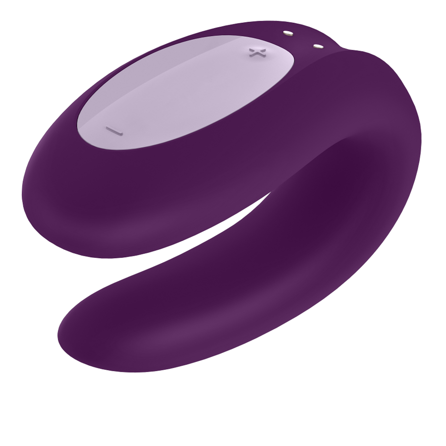 SATISFYER - DOUBLE JOY CON APP BLACK - 53Xshop
