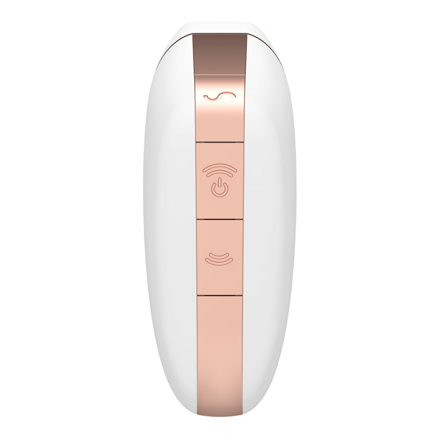 SATISFYER - LOVE TRIANGLE AIR PULSE STIMULATOR & VIBRATOR BLACK - 53Xshop