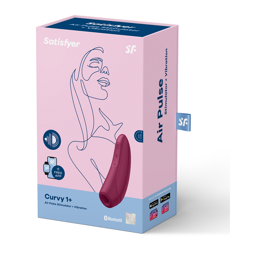 SATISFYER - CURVY 1 + RED PINK - 53Xshop