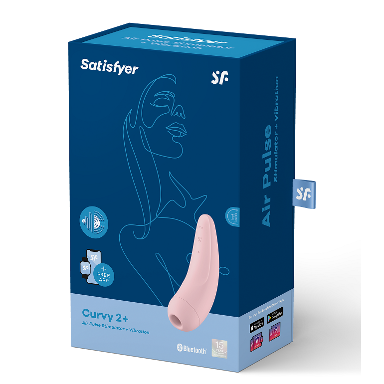 SATISFYER - CURVY 1 + RED PINK - 53Xshop