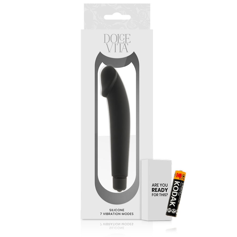 DOLCE VITA - REALISTIC BLACK SILICONE - 53Xshop